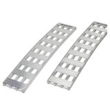 APPEARS NEW - Ultra-Tow Heavy-Duty Arched Aluminum Loading Ramp Set - 5000-Lb. Capacity, 5Ft. (62x12")  - Retail: $355