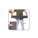FACTORY SEALED - KETER 249137 Folding Workbench Portable Painted Tool Table with Integrated Handle 53 x 83 x 75.5 cm, Red-black  - Retail: $231
