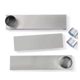 APPEARS NEW - Dryer Vent Periscope Kit - Stainless Steel Telescoping Duct 25-55" | Slim Flat Design for Tight Spaces | Universal 4" Fit for Whirlpool/LG/Samsung | Includes 2 Leak-Proof Foil Tapes (OEM