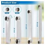 APPEARS NEW - Dryer Vent Periscope Kit - Stainless Steel Telescoping Duct 25-55" | Slim Flat Design for Tight Spaces | Universal 4" Fit for Whirlpool/LG/Samsung | Includes 2 Leak-Proof Foil Tapes (OEM