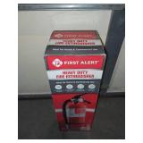 FACTORY SEALED - First Alert Heavy Duty Fire Extinguisher (FE3A40GR)  - Retail: $99