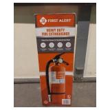 FACTORY SEALED - First Alert Heavy Duty Fire Extinguisher (FE3A40GR)  - Retail: $99