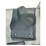 APPEARS NEW - Falafa Floor Mats Fit Toyota Tacoma 2016-2023 (Only for Double Cab), All Weather Custom TPE Floor Liner 1st & 2nd Row Tacoma Car Mats, Black