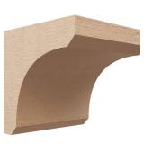 9W x 9"D x 9"H Wide Legacy Crown Molding, Painted Tan - Foam core