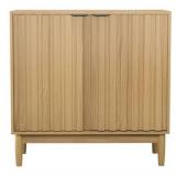 APPEARS NEW - Contemporary/Modern Yellow Sideboard - 32 x 32 x 14 inch
