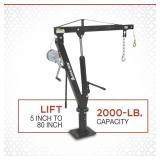 Ultra-Tow Hydraulic Pickup Truck Crane with Hand Winch - 2000-Lb. Capacity - replacement parts only (see images)  - Retail: $320