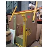 Drywall Lift, Drywall Jack Lift Sheetrock Lift for Ceiling 360° Adjustable, Drywall Panel Hoist 150 lbs Heavy Duty Drywall Lifter, Foldable Sheetrock Lift for Home Improvement (Yellow)  - Retail: $16