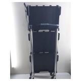 Olympia Tools 85-188 Pack-N-Roll Folding Collapsible Service Cart, 150LB Capacity, Black  - Retail: $118