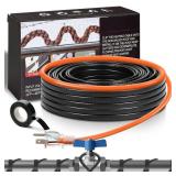 FACTORY SEALED - 3FT~160FT Water Pipe Heat Cable for Pipe Freeze Protection, Pipe Heating Cable for Metal And Plastic Home Pipes, Energy-Saving Heat Trace Cable Keeps Water Flowing, 120V 5W/ftï¼3F
