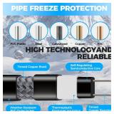 FACTORY SEALED - 3FT~160FT Water Pipe Heat Cable for Pipe Freeze Protection, Pipe Heating Cable for Metal And Plastic Home Pipes, Energy-Saving Heat Trace Cable Keeps Water Flowing, 120V 5W/ftï¼3F