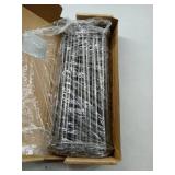 FACTORY SEALED - WOCHOLL Landscape Stakes Metal Landscape Edging Anchoring Spikes, 10-Inch Length 50 Count, for Artificial Turf Stakes, Paver Edging, Weed Barrier, Timber, Carpentry, Tent and More