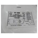 FACTORY SEALED - FixtureDisplays® Big Foot II Floor Gasket Commercial Stablizer Seal Toilet Floor Gasket Thick TP Rubber 13290-BLACKSWAN-1PK-NF