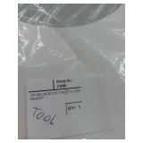 FACTORY SEALED - FixtureDisplays® Big Foot II Floor Gasket Commercial Stablizer Seal Toilet Floor Gasket Thick TP Rubber 13290-BLACKSWAN-1PK-NF