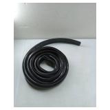 10ft Floor Cord Cover with Side-Open Design  Self-Adhesive Silicone Cable Protector, Flexible Cord Hider for Wires on Floor, Home/Office Safety Cover for Extension Cords & Power Cables (Black)