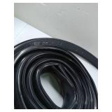 10ft Floor Cord Cover with Side-Open Design  Self-Adhesive Silicone Cable Protector, Flexible Cord Hider for Wires on Floor, Home/Office Safety Cover for Extension Cords & Power Cables (Black)