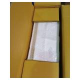 FACTORY SEALED - Casual Home Solid Wood Kitchen Island, Natural Maple Top, White Base (New) 40*20*36.5inch  - Retail: $180