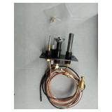 Hiorucet 10002264 Natural Gas 3 Way Pilot Assembly Kits for HHT, Majestic, Monessen, Temco, and Vermont Castings Fireplaces, SRV10002264 Pilot Assembly Replacement Parts with Thermocouple, Thermopile.