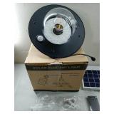 AEQ Solar Shed Light Outdoor Indoor 3000LM Solar Lights Daytime Available with Remote Control, Double Motion Sensor & 5 Lighting Modes, Solar Indoor Lights for Gazebo, Shed, Garage, Barn