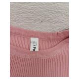 Ferlema Womens Summer Sleeveless Midi Dress, Pink, Small