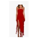 Womens Bodycon Tube Dress, Medium