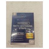 MILTODENT Sensitive Teeth Whitening Strips, 20pcs, 1 Box