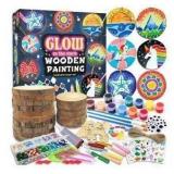 Glow in the Dark Wooden Painting Craft Kit