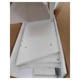 Viwods Wall Cabinet with LED Light, White