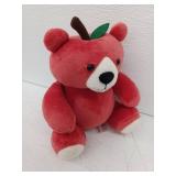 Red Apple Bear Plush Toy