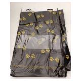 Bulk Pet Waste Bags with Black and Gold Paw Print Design