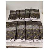 Bulk Pet Waste Bags with Black and Gold Paw Print Design