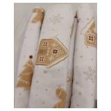 Bedsure Sheet Set, Gingerbread Man, 108x102 Inches