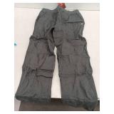SANTINY Womens Fleece Lined Sweatpants, Charcoal, XL