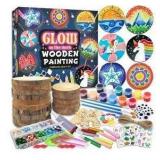 Glow In The Dark Wooden Painting Craft Kit