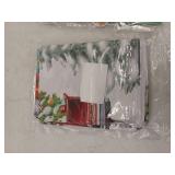 Christmas Lot With 54x18 Window Valance And Merry Christmas Banner
