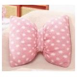 Hahafelt 15.75 Inches Pink Bow Pillow