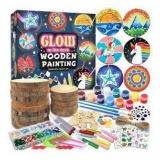 Glow In The Dark Wooden Painting Craft Kit