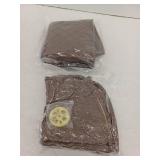 3PCS Set Car Seat Cushion for Front and Back Seat, Coffee