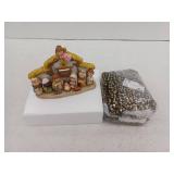 Christmas Nativity Scene And Christmas Tree Skirt