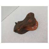 GANAZONO Pond Floating Hippopotamus Lawn Statue