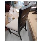Element Slat Back Upholstered Dining Chair, Cocoa