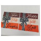 Set Of 2 Fall Throw Pillow Covers, Approximately 17x17