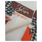 Set Of 2 Fall Throw Pillow Covers, Approximately 17x17