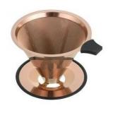 Brew Easy Pour Over Coffee Dripper Filter, Rose Gold