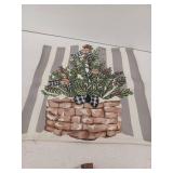 Christmas Snowman Reindeer Gloves Eucalyptus Throw Pillow Covers, 18 x 18 Inch, Set of 4