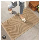 Geometric Pattern Indoor/Outdoor Entry Mat 29x17