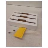 Foil and Plastic Wrap Organizer, 3 in 1 Plastic Wrap Dispenser with Cutter