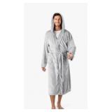Hooded Plush Bathrobe