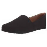 Amazon Essentials Womens Casual Slip-On Canvas Flat, Black, 13