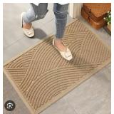 Geometric Pattern Indoor/Outdoor Entry Mat 29x17