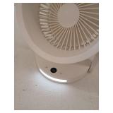 Modern USB Desk Fan with Wooden Handle